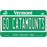 Go Catamounts Novelty Metal License Plate 7" x 4" (MP)