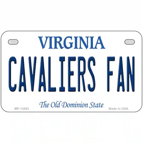 Cavaliers Fan Novelty Metal License Plate 7" x 4" (MP)