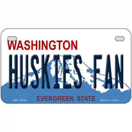 Huskies Fan Washington Novelty Metal License Plate 7" x 4" (MP)