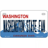 Washington State Fan Novelty Metal License Plate 7" x 4" (MP)