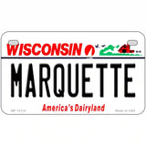 Marquette Novelty Metal License Plate 7" x 4" (MP)