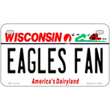 Eagles Fan Wisconsin Novelty Metal License Plate 7" x 4" (MP)