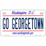 Go Georgetown Novelty Metal License Plate 7" x 4" (MP)