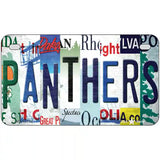 Panthers Strip Art Novelty Metal License Plate Tag 7" x 4" (MP)