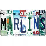 Marlins Strip Art Novelty Metal License Plate Tag 7" x 4" (MP)