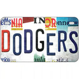 Dodgers Strip Art Novelty Metal License Plate Tag 7" x 4" (MP)