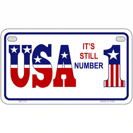 USA Still 1 Novelty Metal License Plate 7" x 4" (MP)