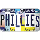 Phillies Strip Art Novelty Metal License Plate Tag 7" x 4" (MP)