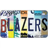 Blazers Strip Art Novelty Metal License Plate Tag 7" x 4" (MP)