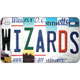 Wizards Strip Art Novelty Metal License Plate Tag 7" x 4" (MP)