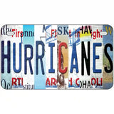 Hurricanes Strip Art Novelty Metal License Plate Tag 7" x 4" (MP)