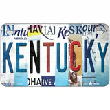 Kentucky Strip Art Novelty Metal License Plate Tag 7" x 4" (MP)