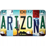 Arizona Strip Art Novelty Metal License Plate Tag 7" x 4" (MP)