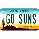 Go Suns Novelty Metal License Plate Tag 7" x 4" (MP)