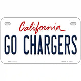 Go Chargers Novelty Metal License Plate Tag 7" x 4" (MP)