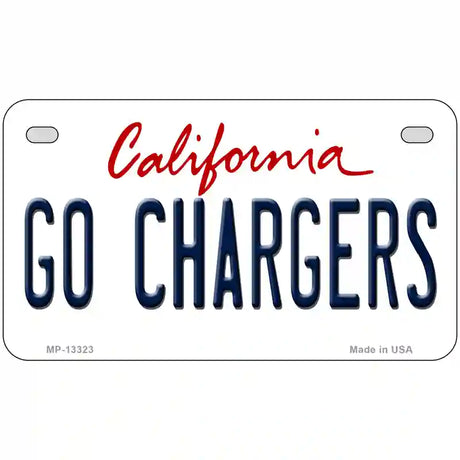 Go Chargers Novelty Metal License Plate Tag 7" x 4" (MP)