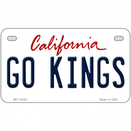 Go Kings Basketball Novelty Metal License Plate Tag 7" x 4" (MP)