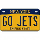 New York Go Jets Novelty Metal License Plate Tag 7" x 4" (MP)