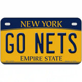 Go Nets Novelty Metal License Plate Tag 7" x 4" (MP)