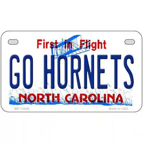 Hornets Fan Novelty Metal License Plate Tag 7" x 4" (MP)