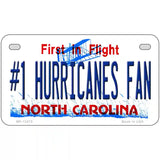 Number 1 Hurricanes Fan Novelty Metal License Plate Tag 7" x 4" (MP)