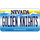 Golden Knights Novelty Metal License Plate Tag 7" x 4" (MP)