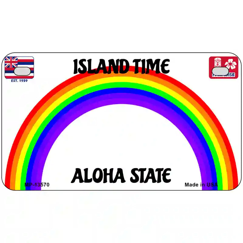 Hawaii Blank Novelty Metal License Plate Tag 7" x 4" (MP)