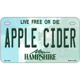 Apple Cider New Hampshire Novelty Metal License Plate Tag 7" x 4" (MP)