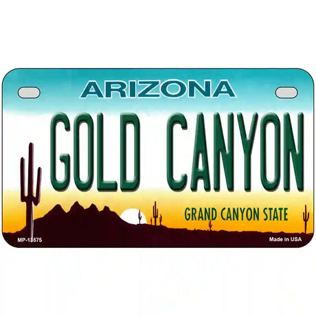 Gold Canyon Arizona Novelty Metal License Plate Tag 7" x 4" (MP)