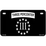 3 Percenter Ring of Stars Novelty Metal License Plate Tag 7" x 4" (MP)