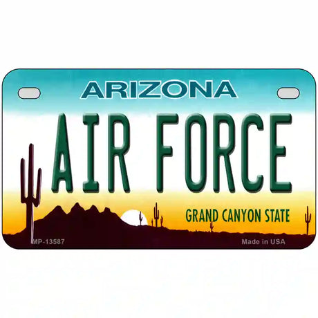 Air Force Arizona Novelty Metal License Plate Tag 7" x 4" (MP)