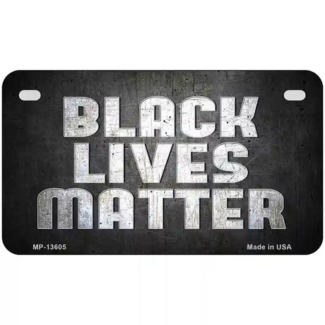 Black Lives Matter Faded Novelty Metal License Plate Tag 7" x 4" (MP)