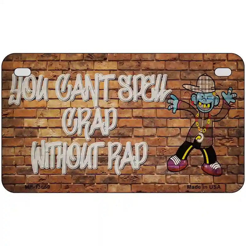 Grad Without Rad Novelty Metal License Plate Tag 7" x 4" (MP)