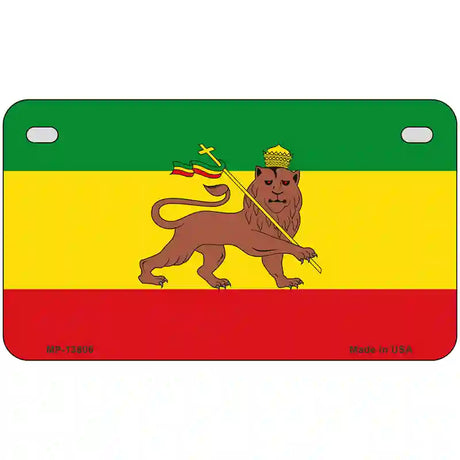 Ethiopia Flag Novelty Metal License Plate Tag 7" x 4" (MP)