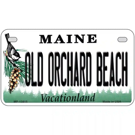 Old Orchard Beach Maine Novelty Metal License Plate Tag 7" x 4" (MP)