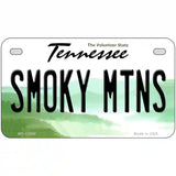 Smoky Mtns Tennessee Novelty Metal License Plate Tag 7" x 4" (MP)