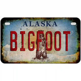 Bigfoot Alaska Novelty Metal License Plate Tag 7" x 4" (MP)