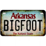 Bigfoot Arkansas Novelty Metal License Plate Tag 7" x 4" (MP)