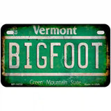 Bigfoot Vermont Novelty Metal License Plate Tag 7" x 4" (MP)