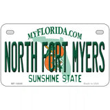 North Fort Myers Florida Novelty Metal License Plate 7" x 4" (MP)