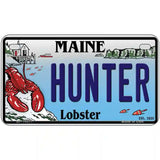 Hunter Maine Lobster Novelty Metal License Plate 7" x 4" (MP)