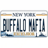 Buffalo Mafia New York Excelsior Novelty License Plate 7" x 4" (MP)