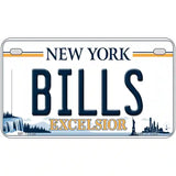 Bills New York Excelsior Novelty License Plate 7" x 4" (MP)