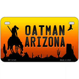 Oatman End Of Trail Arizona Scenic Background Novelty Metal License Plate 7" x 4" (MP)