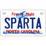 Sparta North Carolina Novelty Metal License Plate 7" x 4" (MP)