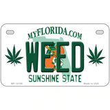 Weed Florida Novelty Metal License Plate 7" x 4" (MP)