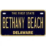 Bethany Beach Delaware Novelty Metal License Plate 7" x 4" (MP)