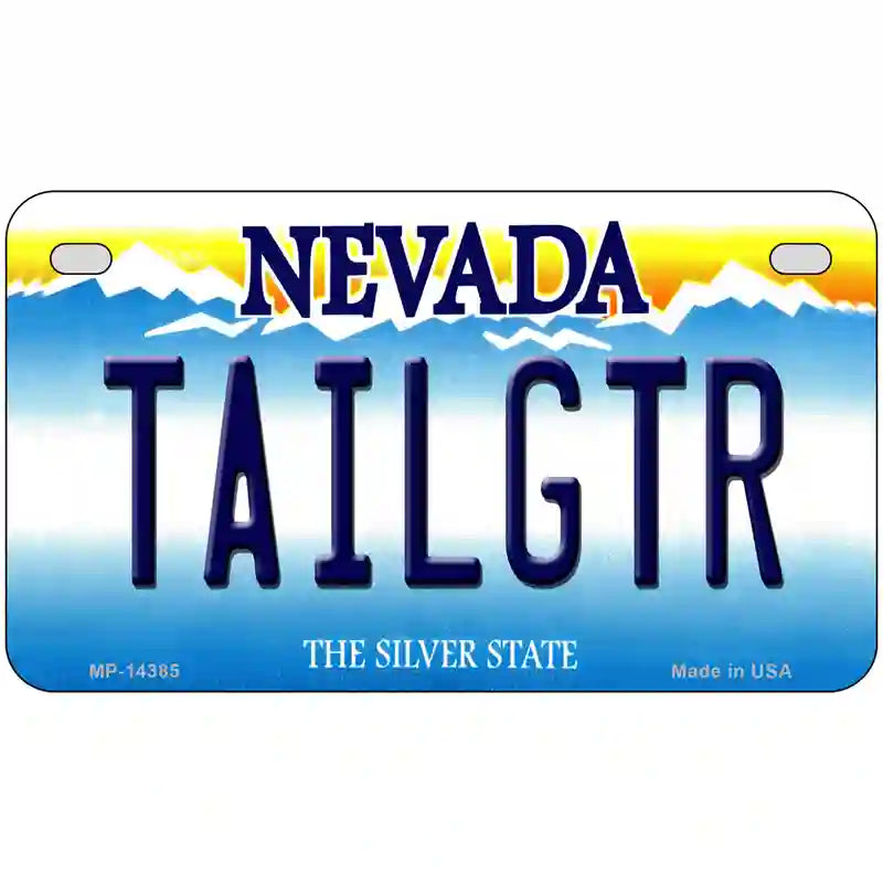 Tailgtr Nevada Novelty Metal License Plate 7" x 4" (MP)