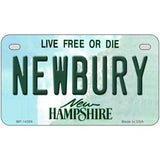 Newbury New Hampshire Novelty Metal License Plate 7" x 4" (MP)