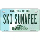 Ski Sunapee New Hampshire Novelty Metal License Plate 7" x 4" (MP)